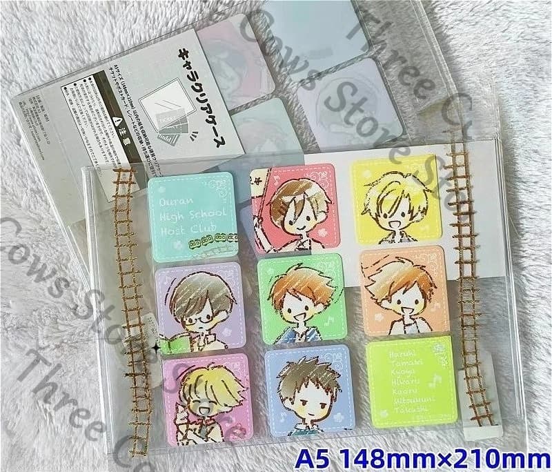 Portafoglio Originale Anime Ouran High School Host Club, Cosplay di Tamaki Suou e Fujioka Haruhi, Porta Lettere, Porta Biglietti, Porta Documenti, Regalo