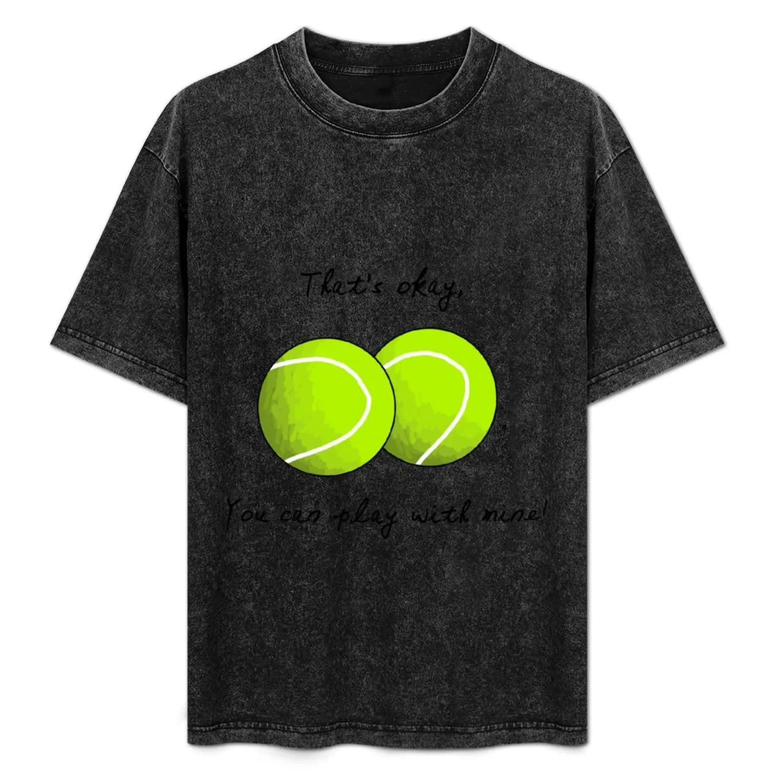 T-shirt Tennis Balls Max And Paddy, maglietta basic semplice e casual a maniche corte