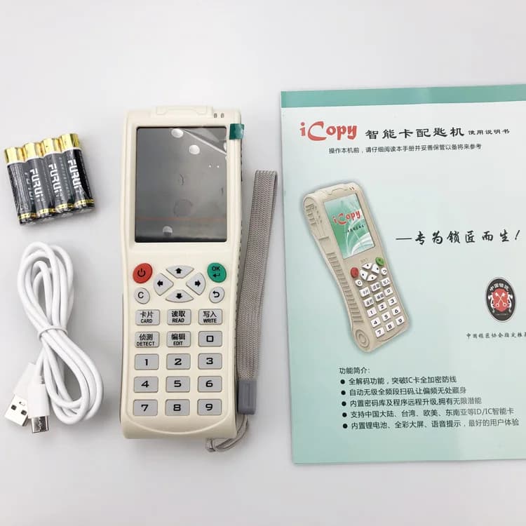 Lettore e Scrittore RFID iCopy 8, Copiatore di Chip NFC per Smart Card, Interfaccia USB ABS, Frequenze 125kHz e 13.56MHz