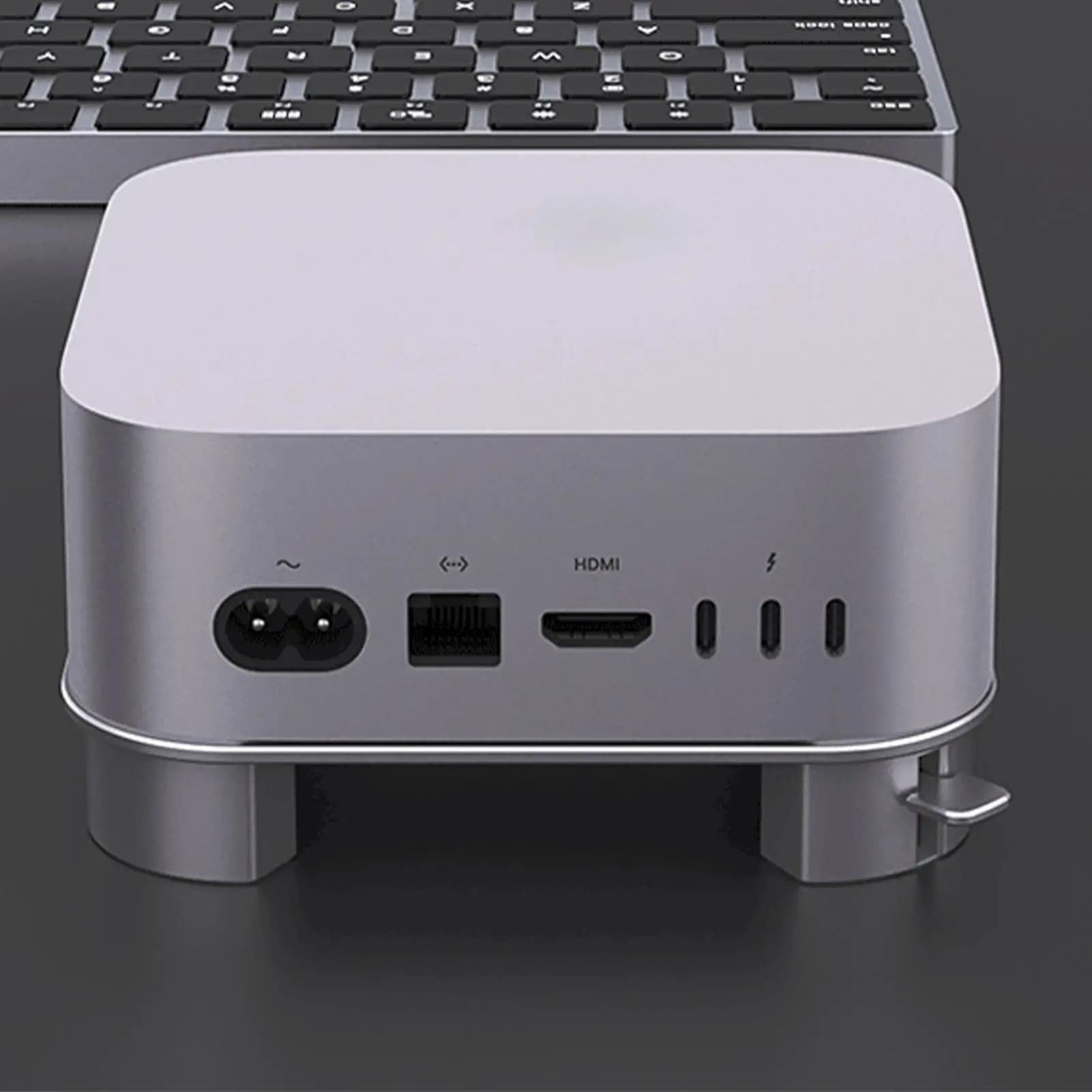 Supporto per CPU per MAC MINI PC, accessorio per computer, supporto per CPU per ragazzi, adulti, donne, uomini, dormitorio, appartamento, camera da letto