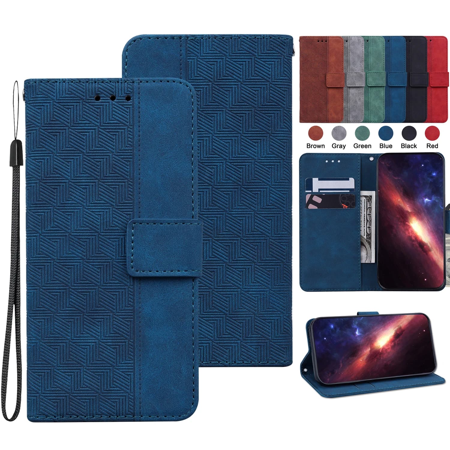 Custodia per telefono a portafoglio per XiaoMi Poco X7 X6 X5 X4 X3 F7 F6 F5 F4 GT Pro NFC Cover ultra in pelle con slot per schede e cavalletto