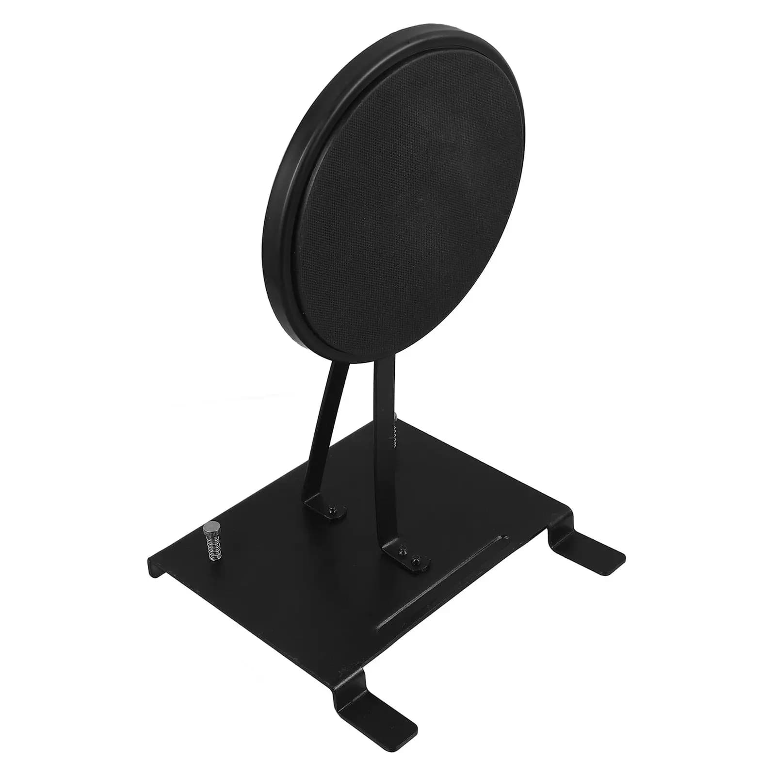 Double Kick Drum Pedal Practice Pad Heavy Steel Support Pedal for Bass Drum Technique Precision Foot Control Silent Drumming