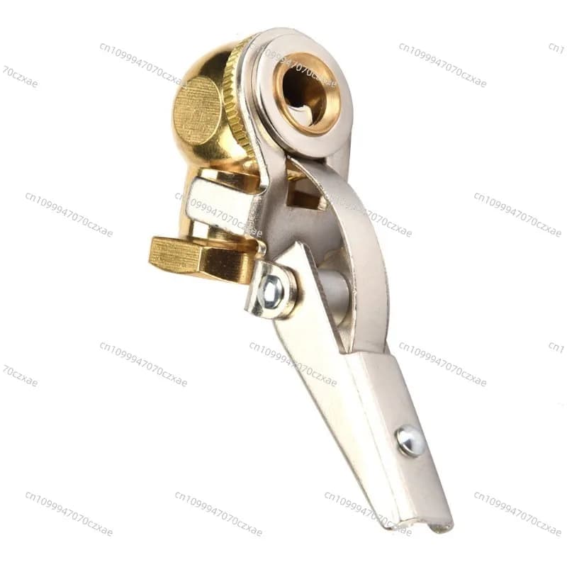 Solid Copper Quick Air Chuck Tire Inflator Nozzle Adapter for Pressure Gun Air Pipe