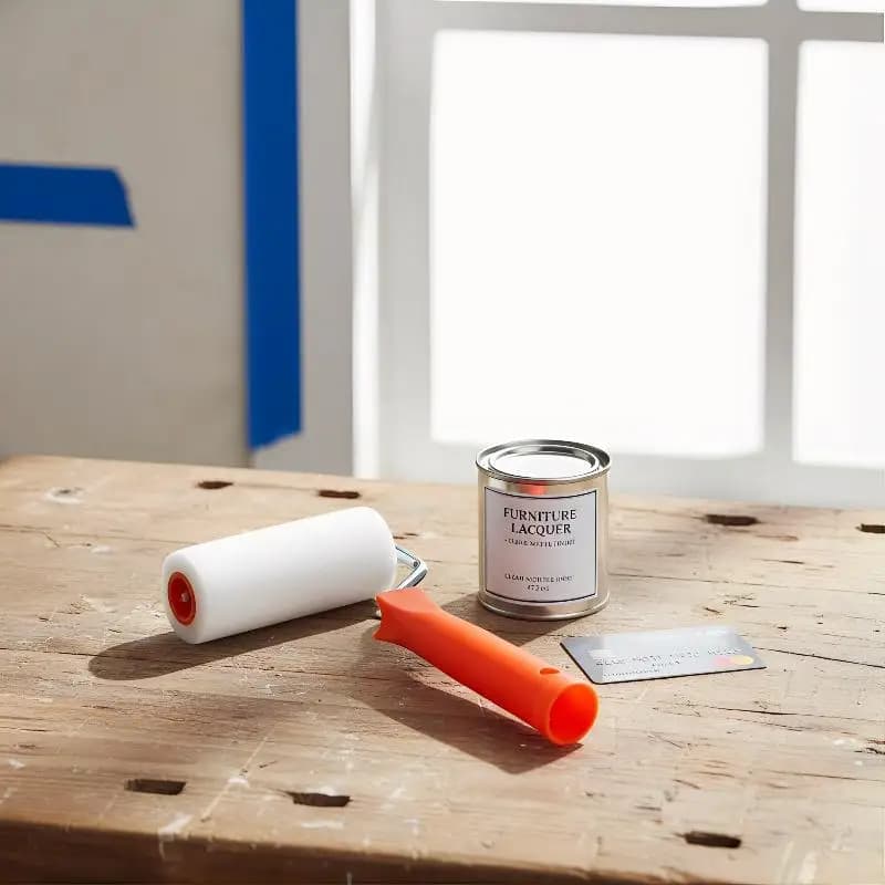 Set di Rulli per Pittura in Schiuma da 2 Pollici con Vassoio e Rivestimento per Applicazioni su Uffici, Modanature, Cornici e Battiscopa