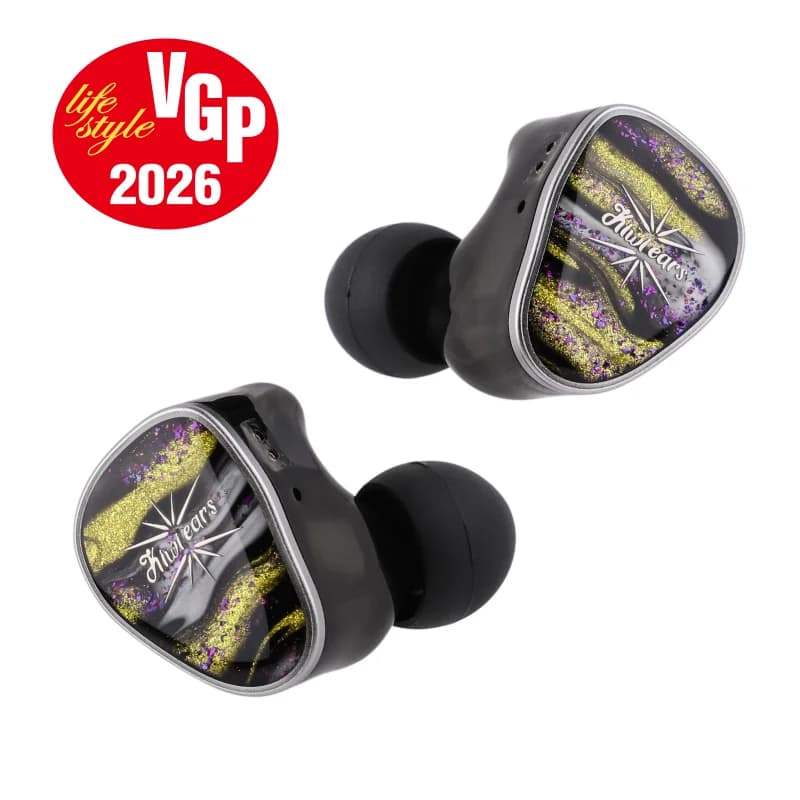 Linsoul Kiwi Ears Etude Beryllium DD + 3BA + Trasduttore di vibrazioni Auricolare HIFI IEM con sintonizzazione di precisione Auricolari cablati