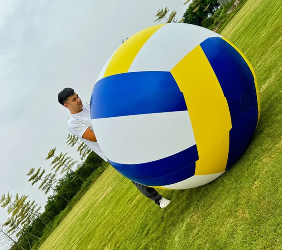 0.6-2 m PVC Volleyball, Inflatable Balloon, Interactive Toy Ball for Children Parent-Child, Asylum Ball, Interactive Scene Objects