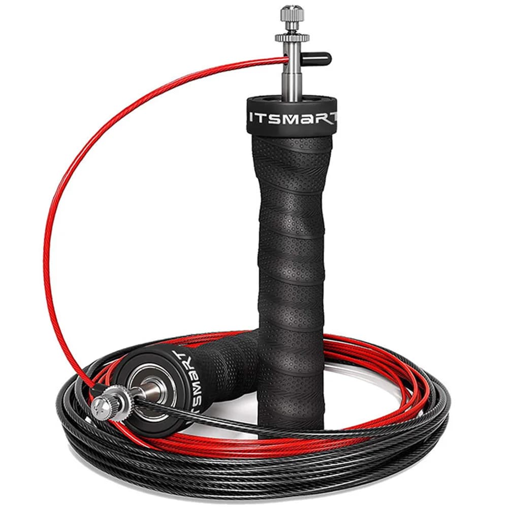 1 set of steel wire jump ropes for fitness and physical training, carbon steel sports bearings for adjustable jump rope