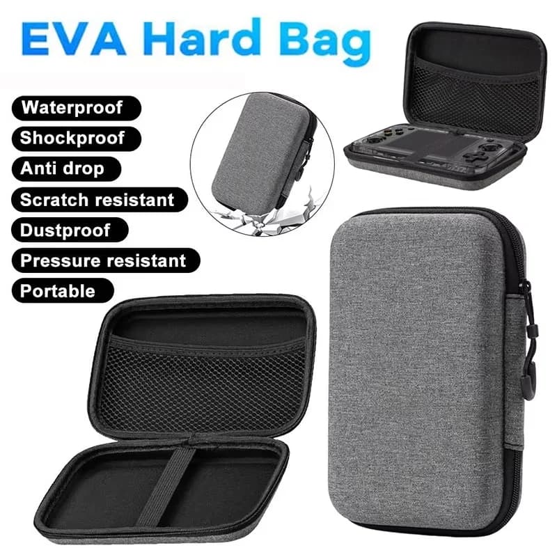 Borsa protettiva per console di gioco EVA, custodia rigida portatile per console di gioco, custodia per il trasporto della console per accessori R36S R35S