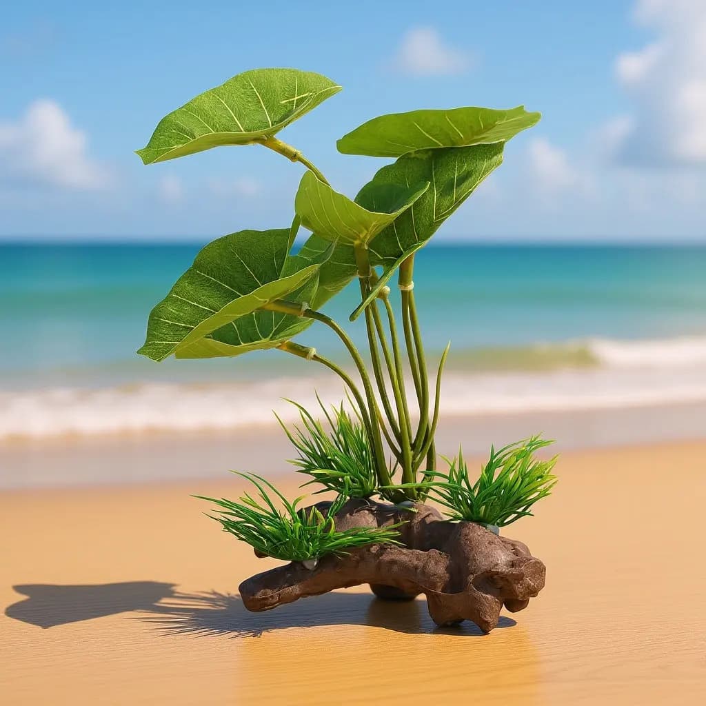 Premium Plastic Artificial Aquarium Plants for Fish Tank and Reptile Terrarium Vivid Realistic Lifelike Decor Freshwater Betta