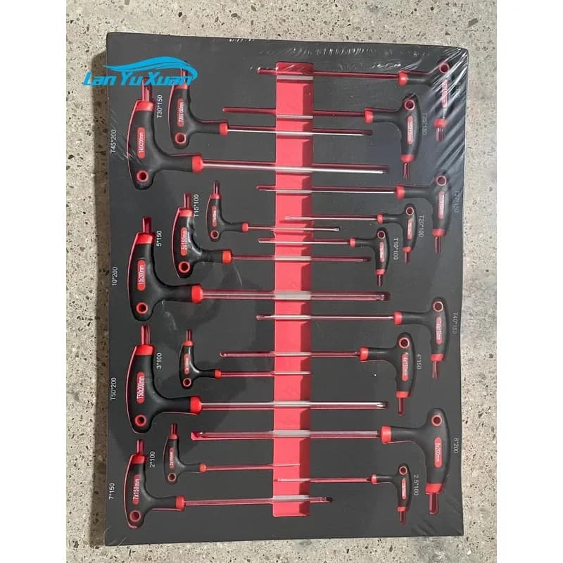 (Spedizione via mare) Set di 258 pezzi di chiavi professionali standard per riparazioni, kit di attrezzi manuali di base in scatola per officina di riparazioni