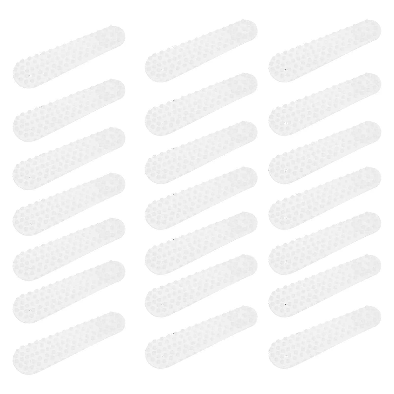 60 Pieces Anti-slip Strips for Coats, Silicone Adhesive Bearings, Anti-slip Protection for Wardrobe, Organizer for Coats