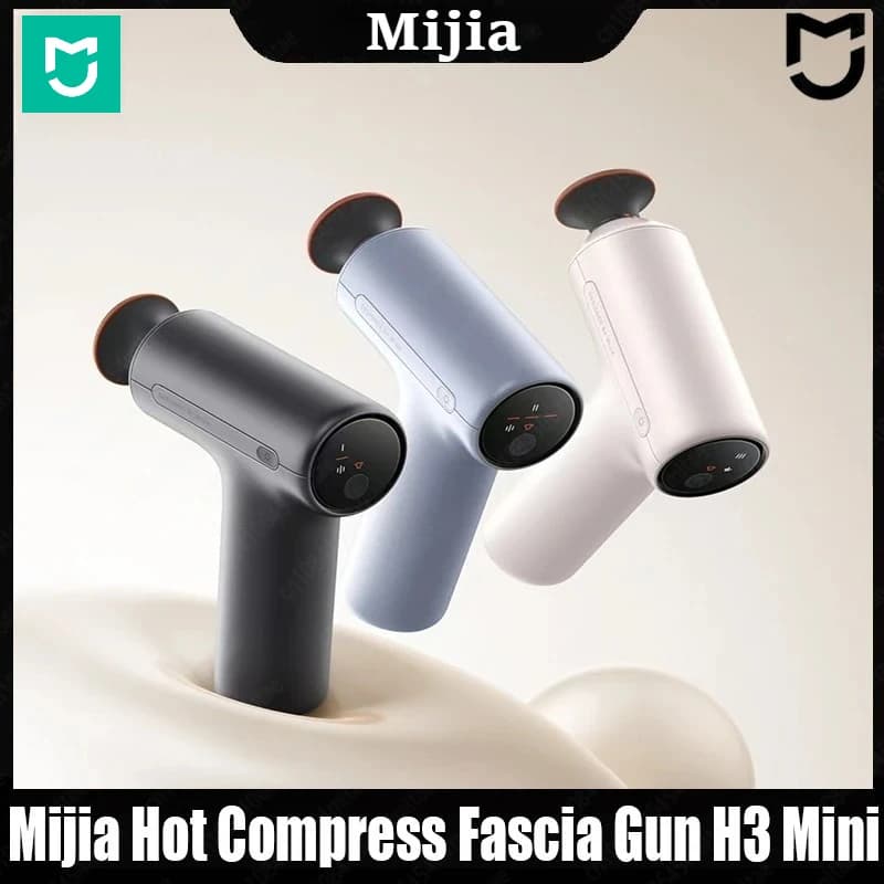 Mijia Hot Compress Fascia Gun H3 Mini 12kg Massaggiatore Portatile per Fitness Sportivo e Massaggio Muscolare Profondo 440g