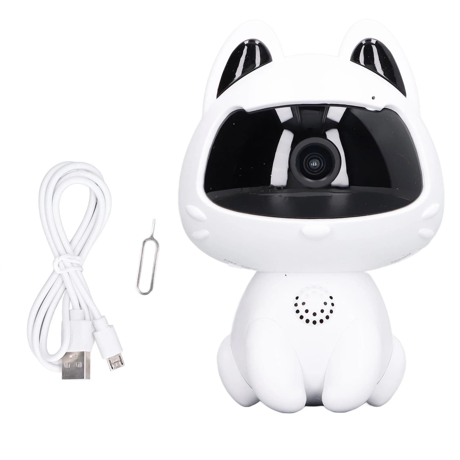 Wireless Security Camera Motion Detection Two Way Voice Robot Pet Shape Indoor Monitoring Camera