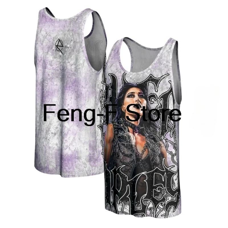 Magliette 3D Rhea Ripley Merch, T-shirt a maniche corte da uomo, Top unisex, Abbigliamento casual, Top Y2K da donna