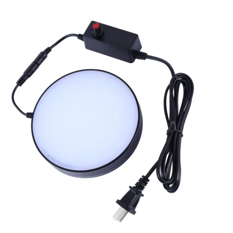 Microscope Bottom Light Source Backlight Translucent Light Jewelry Jade PCB Board Translucent Object Lighting Filling Light