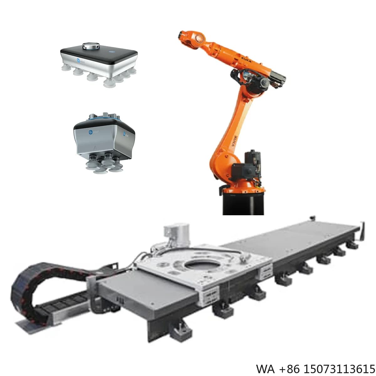 Pinza Robotica Originale per Aspiratore IRB 1520ID, 1 Anno di Garanzia, per Automazione Magazzino Imballaggio Alimenti e Frutta