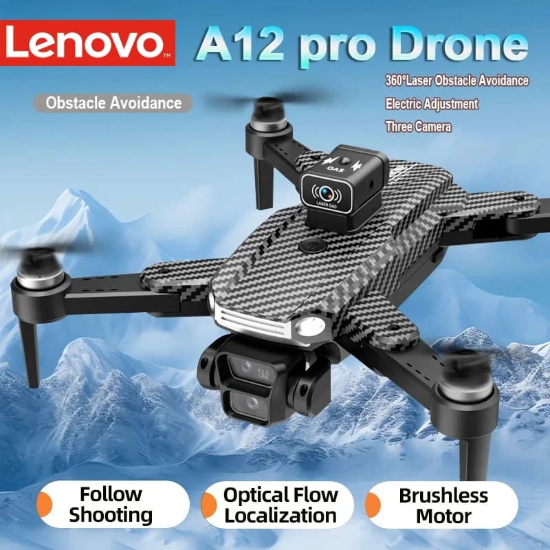 Xiaomi Mjia A12 Pro Drone 8K con Motore Brushless, Quadricottero FPV Professionale 4K, Drone RC con Evitamento Ostacoli, Elicottero Giocattolo Originale