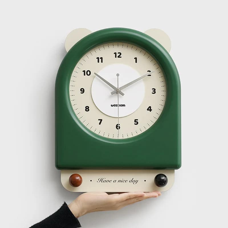 Modern Wall Clock Minimalist Living Room Clocks Cartoon Creative Design Clocks Nordic Aesthetics Decorative Clock Household