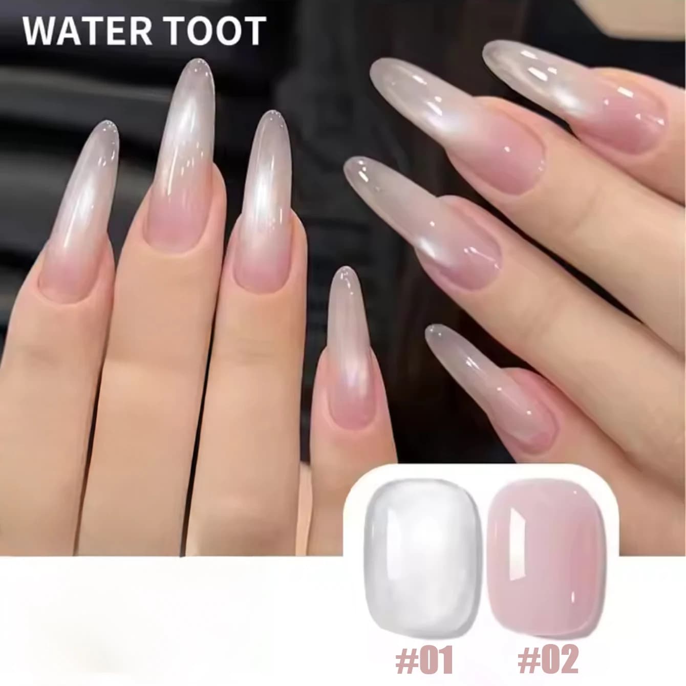 Nuovo set di smalti gel color rosa acqua e ghiaccio, smalto per unghie UV LED, adatto per il fai da te a casa