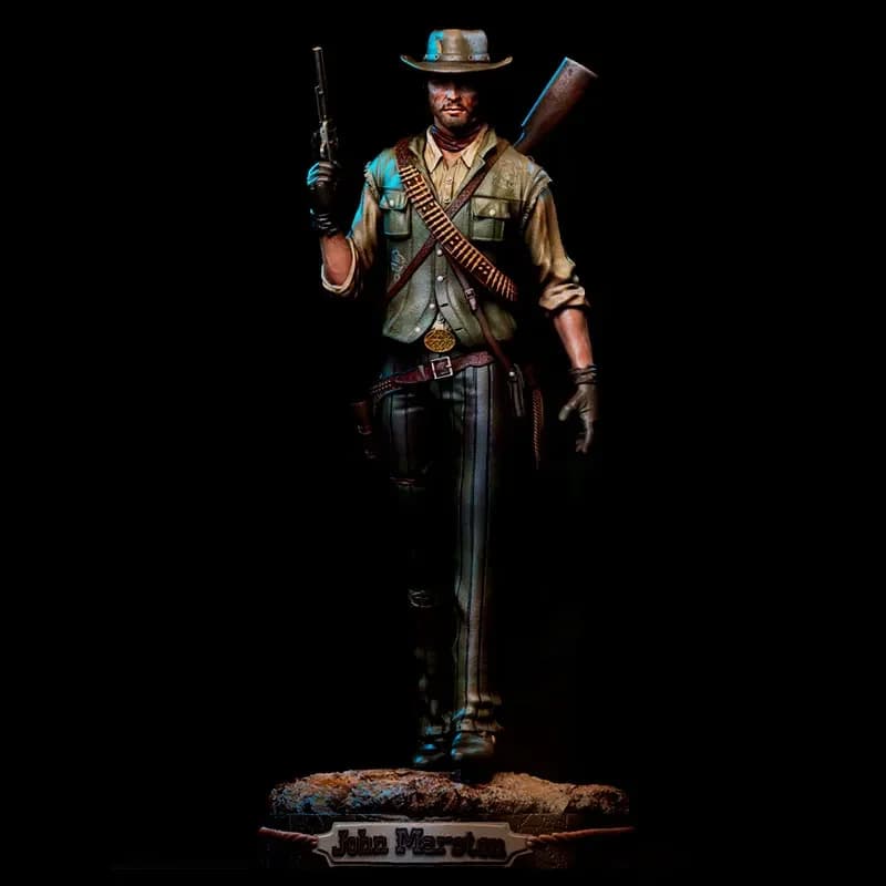 1/24 1/18 Kit modello in resina Cowboy Gunner Figurina non verniciata nessun colore RW-1377