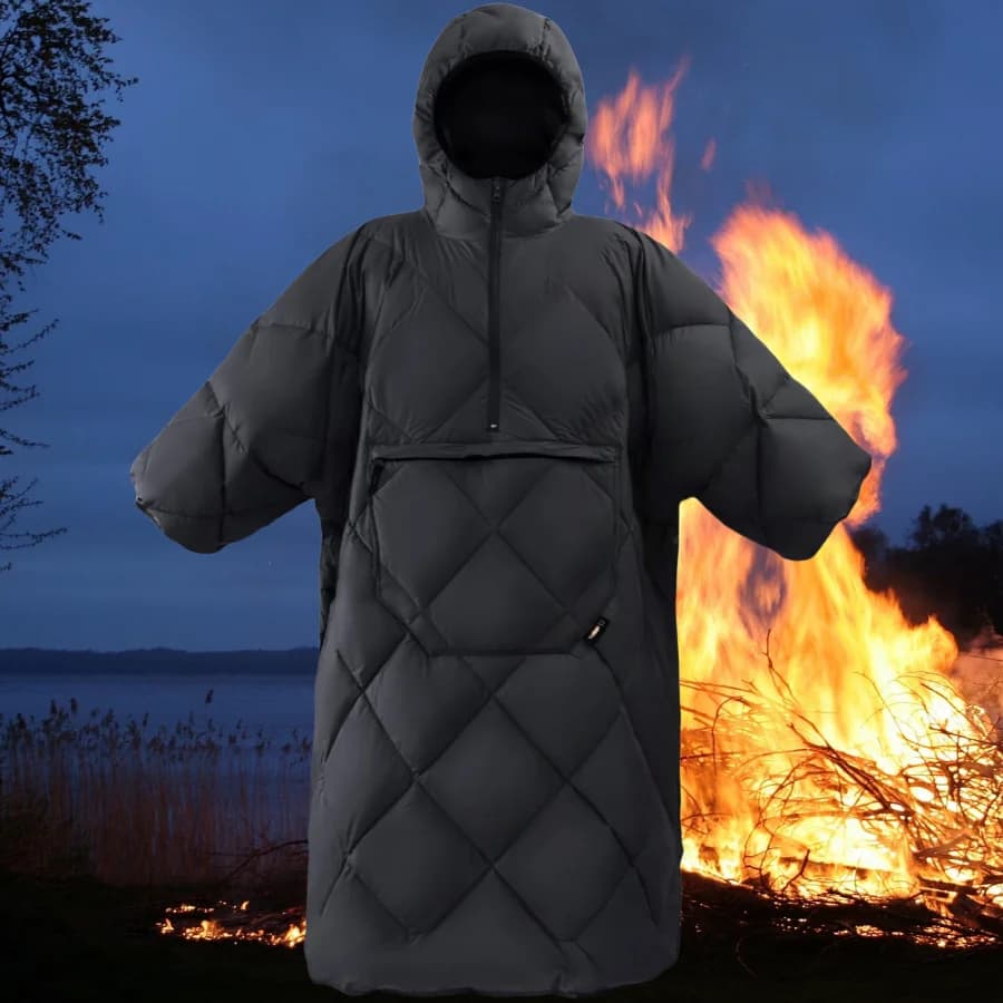Waterproof Portable Hot Poncho, Camping Mantella and Dry Leather for Cold climates, Directly from Factory
