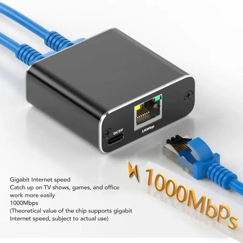 Splitter RJ45 1 in 2/3/4 Out Network 1000Mbps Adapter RJ45 Converter Gigabit Internet Ethernet 8P8C Extender Extension Plug