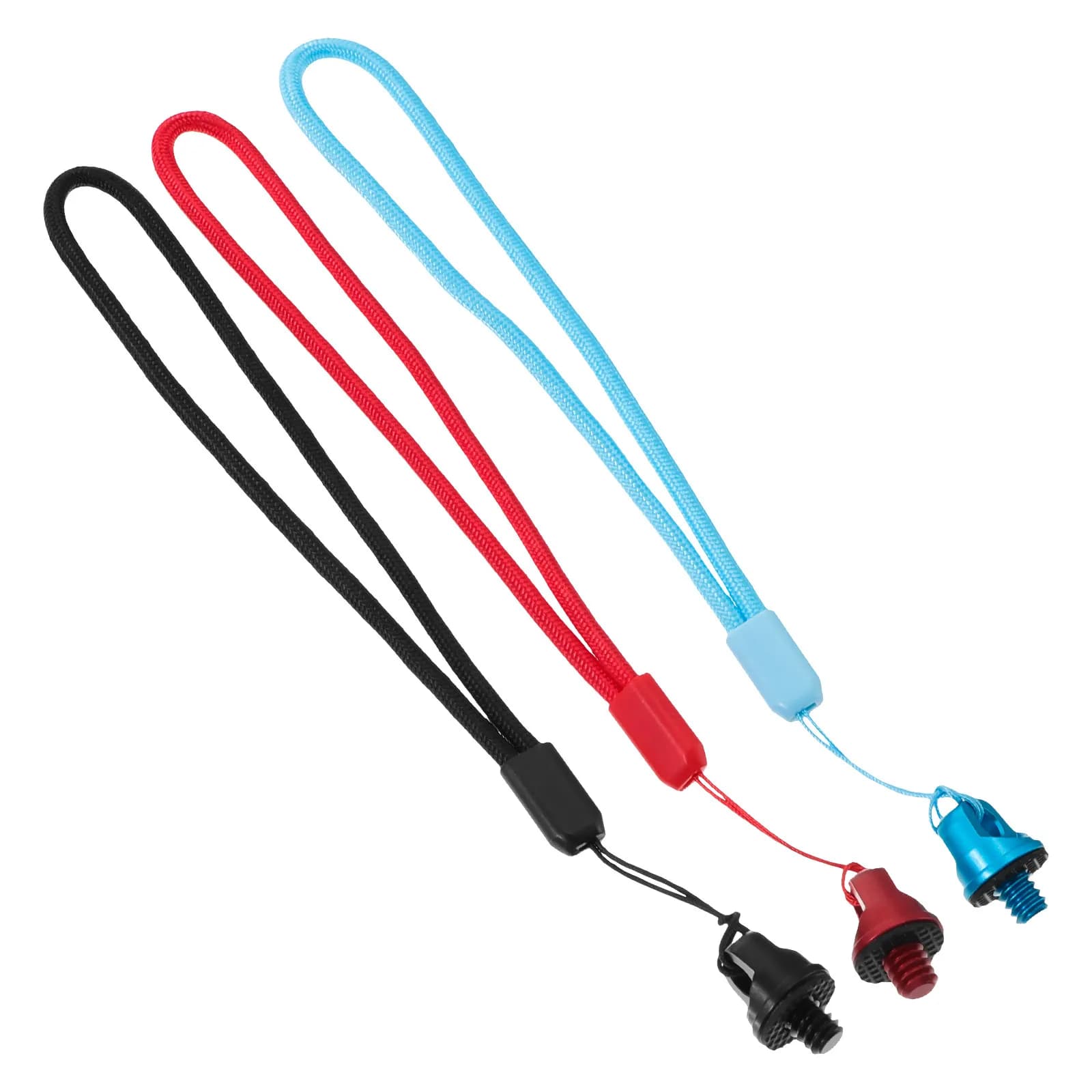 Set di 3 Cordini per Fotocamera in Nylon Resistente, Adatti per Fotocamere, Selfie Stick, Cinturino da Polso, Tracolla per la Scuola