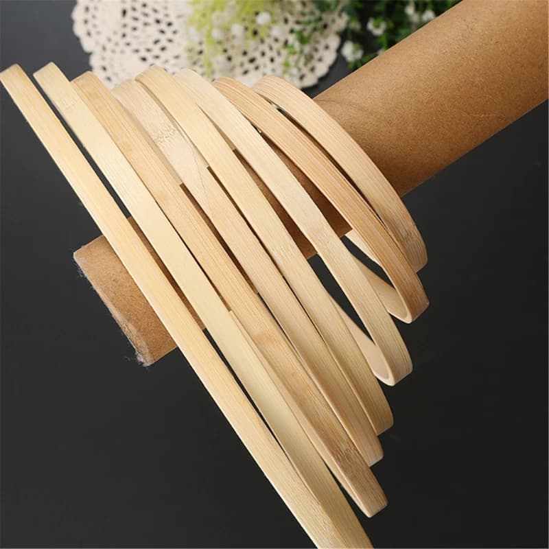 4X7B 9 Pcs Wooden Wreath Rings Dream Catcher Hoops Floral Hoops for Wall Hangings