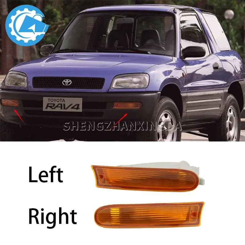 Luce Fendinebbia Anteriore e Indicatore Laterale per Paraurti Anteriore Toyota Rav4 1994-2000