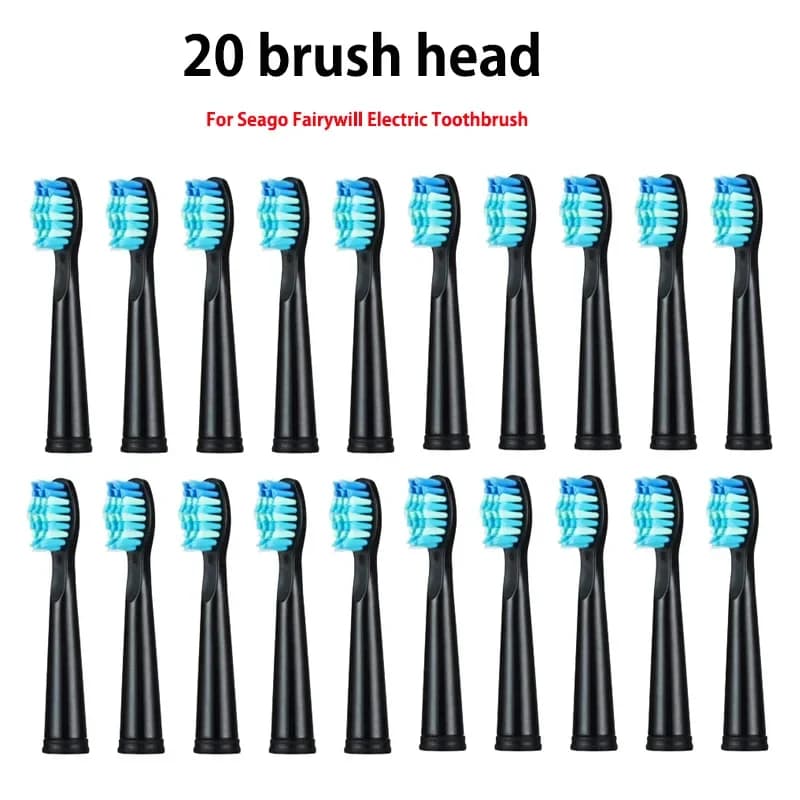 Replacement heads for electric brush Seago/Fairywill FW/SG 507/508/515/551/917/959/908 with Dupont bristles