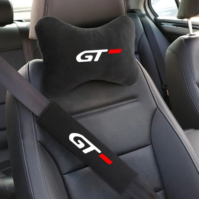For 5008 4008 3008GT 2008 508 408 308 GT Car Headrest Neck Support Seat Soft Neck Pillow Auto Accessories