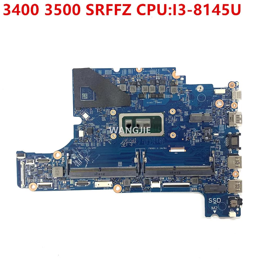 CN-0X7J0V 0X7J0V X7J0V 0K3FRD Per Dell Latitude 3400 3500 Scheda Madre Del Computer Portatile Mainboard 17938-1 CPU:I3-8145U SRFFZ 100% di Lavoro