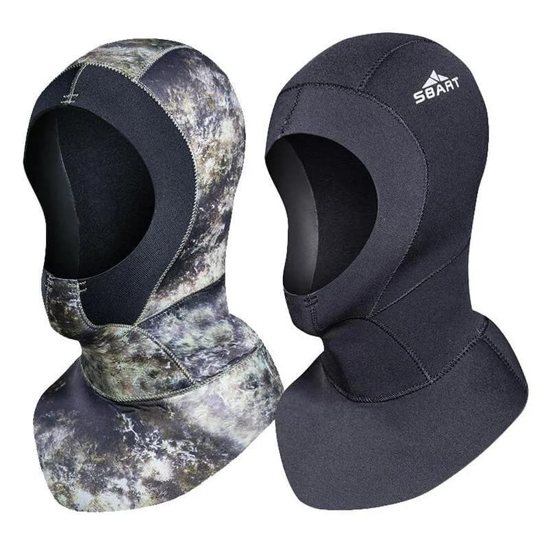 3mm diving cap Neoprene with shoulder sun protection swimming hot cap Snorkeling medusa surf hat