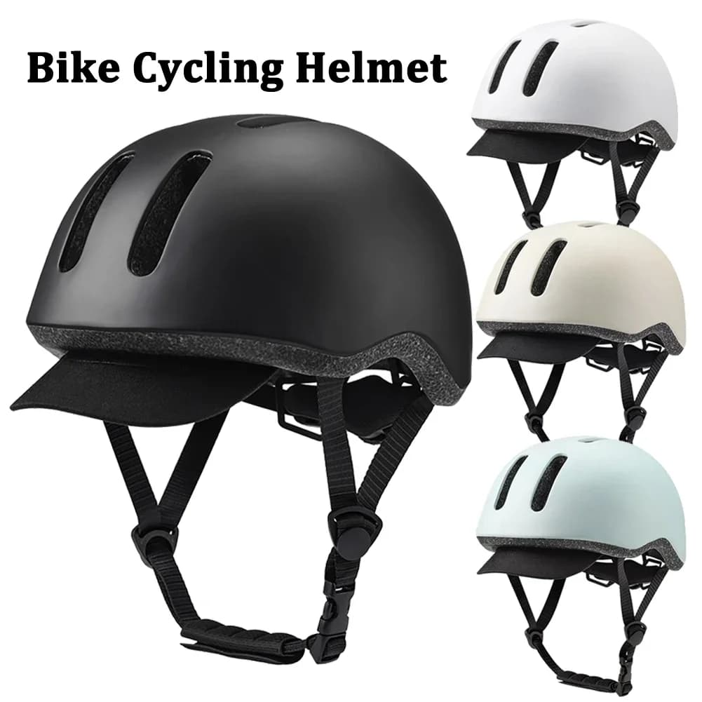 Cycling helmet for bike cap Baseball safety bicycle helmet Anti UV adjustable chin strap man woman road bike helmet for skating MTB
