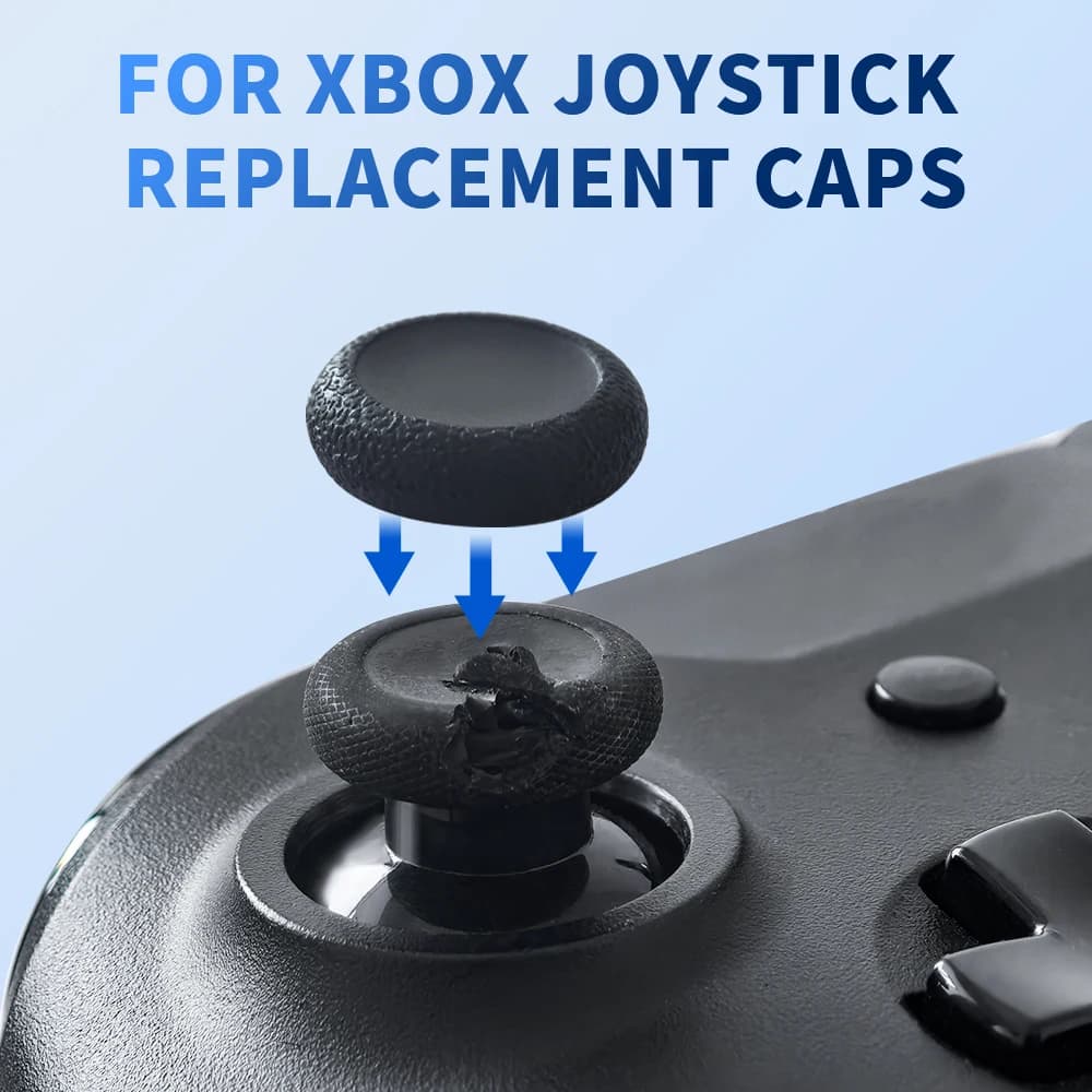 Ricambio Testina a Fungo per Thumbstick, Parti di Riparazione per Correzioni Drift e Usura, Accessori Antiscivolo per Joystick Controller Xbox One Series S/X