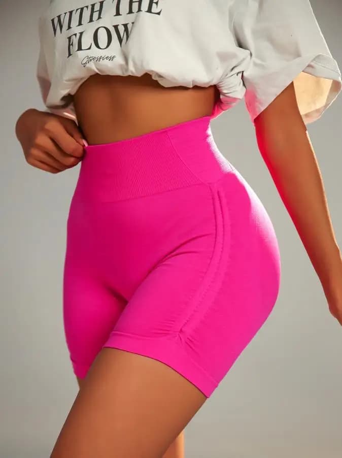 Women's Summer Sports Shorts High Life Gym Shorts Seamless Sports Shorts from Fitness Push Up Women's Cycling Shorts