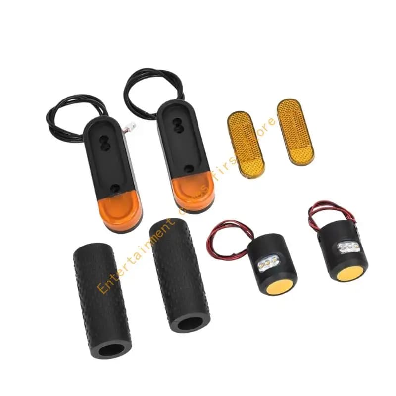 LED destra indicatore svolta decorazione cinturino riflettente riflettori notturni parte ricambio per scooter