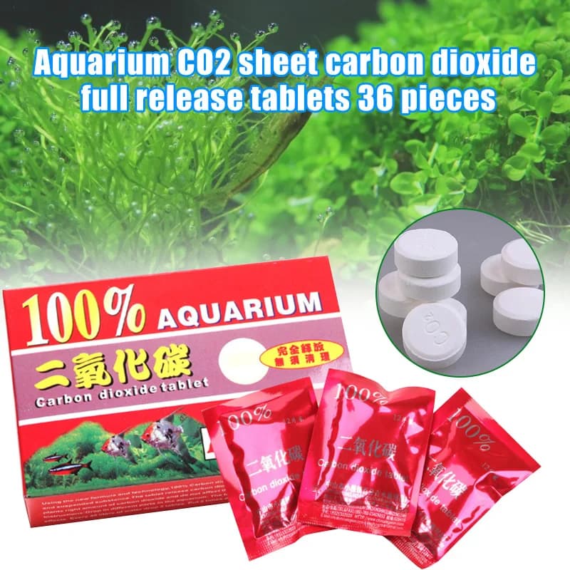 Acquario Co2 Tablet integratori di anidride carbonica serbatoio di pesce diffusore piante acquatiche piante acquatiche compresse di CO2 accessori per acquari