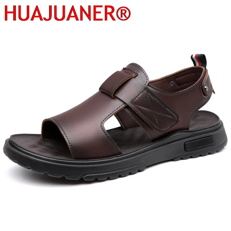Sandali Estivi da Uomo alla Moda, Scarpe da Spiaggia Trendy con Suola Spessa e Morbida, Ciabatte da Esterno Comode per Uomo - 6189