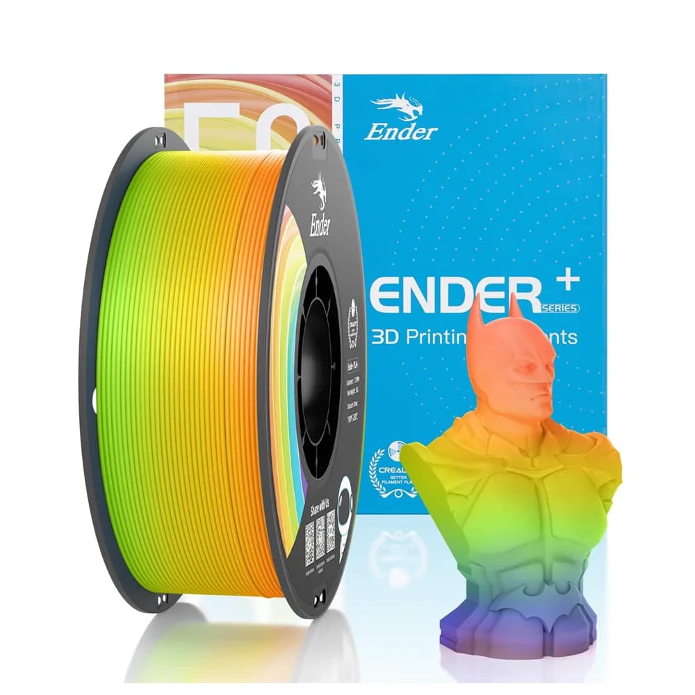 Creality Ender PLA + Rainbow 3D Printer Filament 1 kg coil 1,75 mm Rainbow PLA+ Plus Pro Filament Resistance Updated