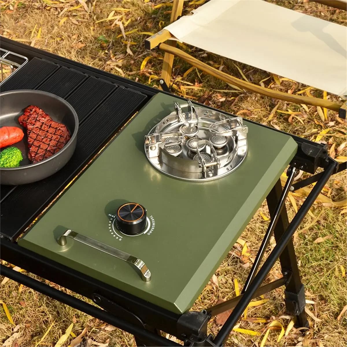 Fornello a gas portatile Y69A per campeggio e picnic all'aperto