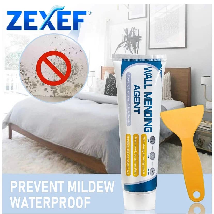 ZEXEF 100g Agente riparatore per pareti Crema riparatrice per pareti con vernice raschiatrice Valido Patch antimuffa ad asciugatura rapida Ripristino
