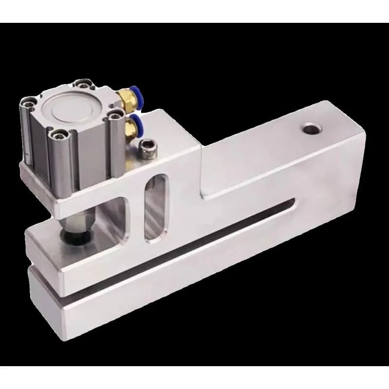 Punzonatrice a V per Fori a Strappo Facile e Invisibili - Macchina Pneumatica per Foratura per Macchine per la Produzione di Sacchetti (Foro per Sigillatura Bordi)
