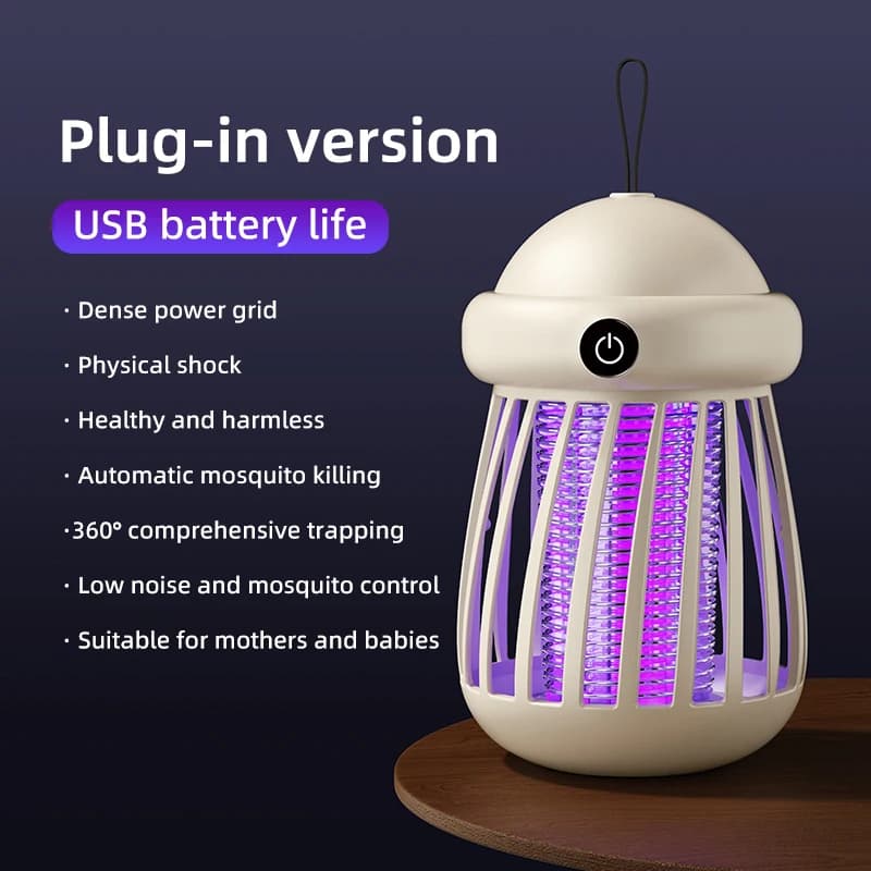 Electric insecticide for mosquitoes, flies trap, USB insecticide, UV lamp for outdoor camping, insecticide, trap for flies
