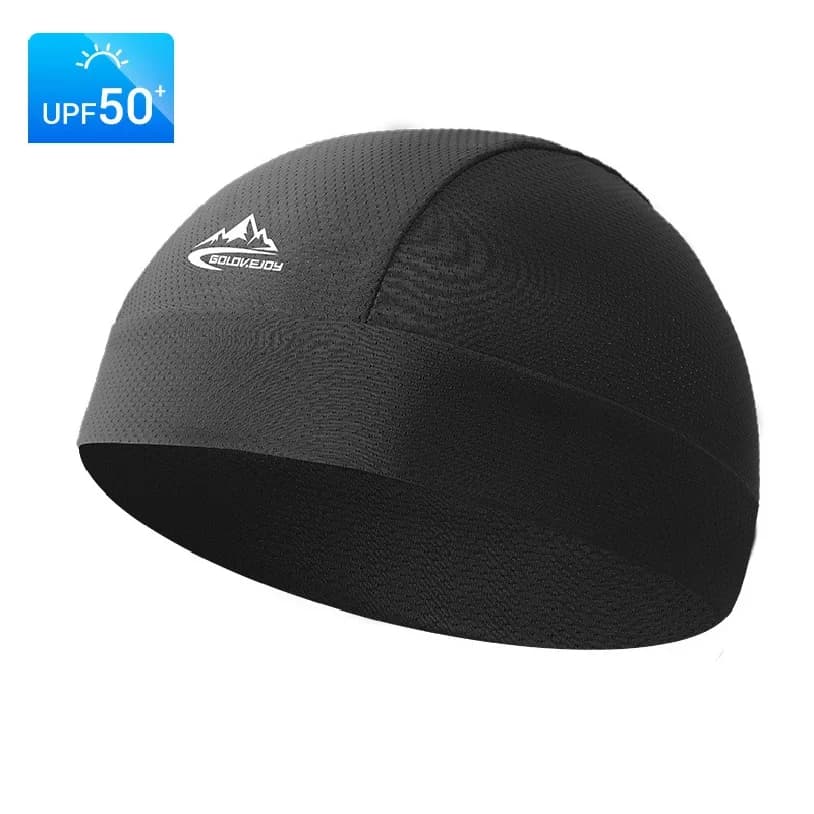 Motorcycle Cap Quick Dry Anti-UV Sports Hat Cooling Skull Cap Helmet Liner Sweat Cap Outdoor Bike MTB Running Hat For Men Women