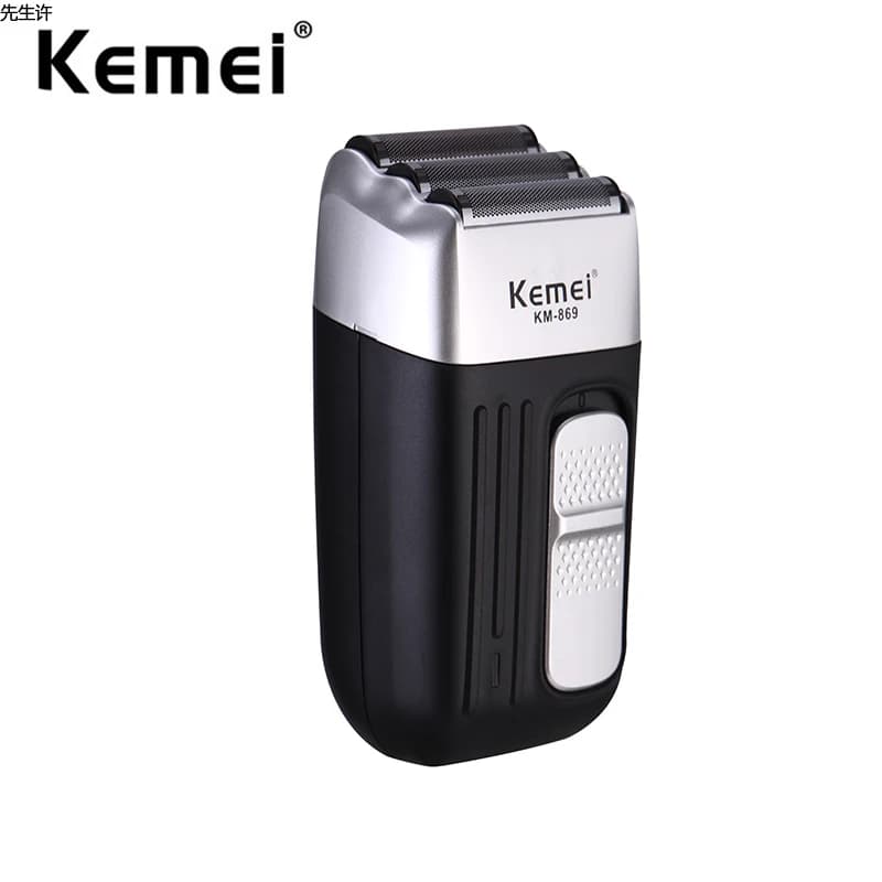 Kemei Powerful Electric Shaver 3 Sheets Triple Head Shaving Machine Rechargeable 3 Lame Shaft Barber Head Saw Trimmer