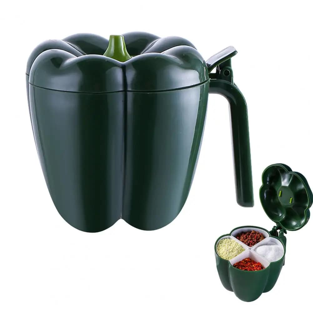 Set di gadget da cucina per organizer per scatole di condimenti con organizer per portaspezie diviso per buffet ristorante domestico per sale