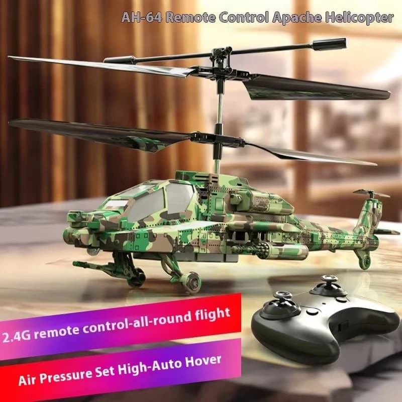 Elicottero RC 2.4G con Mantenimento dell'Altitudine, Luci LED, Ricaricabile, Antiurto, Modello di Simulazione Aereo, Giocattolo per Principianti e Bambini, Regalo