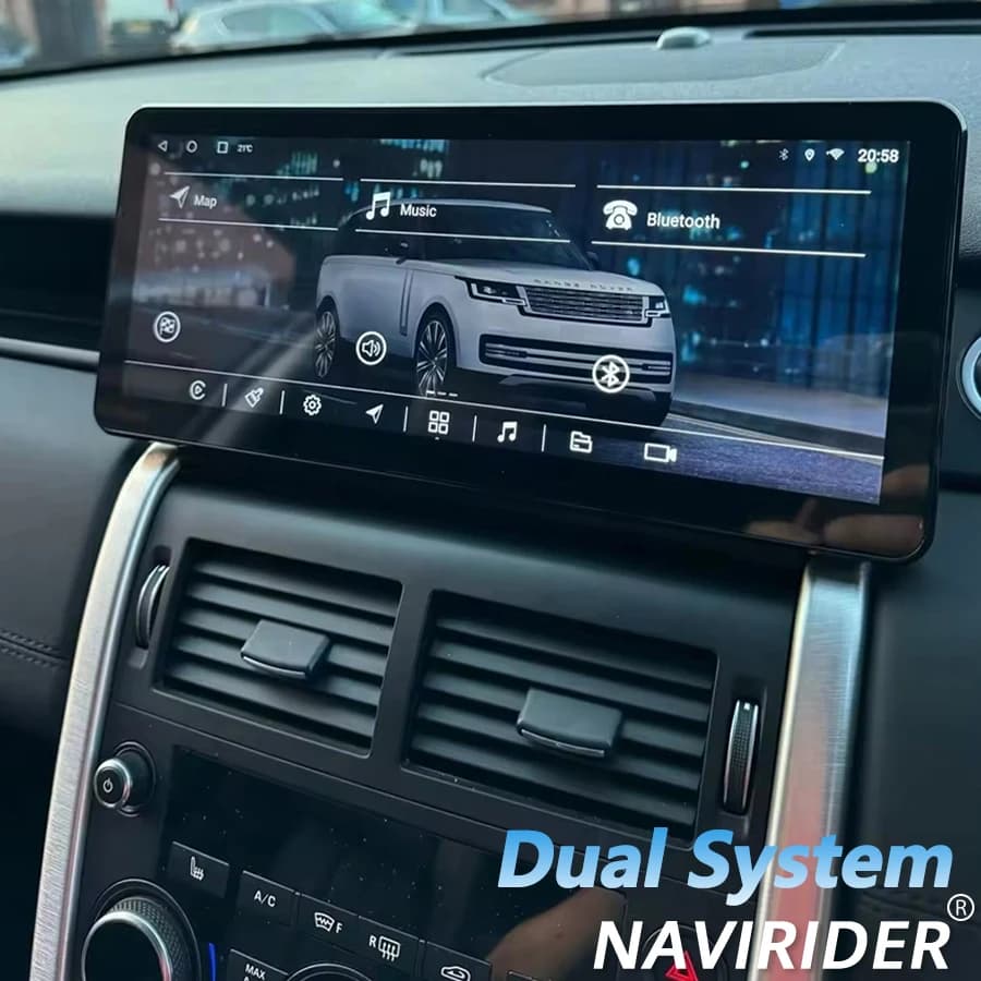 12.3 "Doppio Sistema Lettore Multimediale Android Per Land Rover Discovery Sport L550 2015-2019 Carplay Auto Radio Navigazione GPS Per Auto