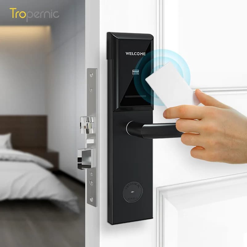 Digital Glass Smart Guangdong Hyh Hardware Rfid Key Card sistema elettronico portatile per serratura dell'hotel